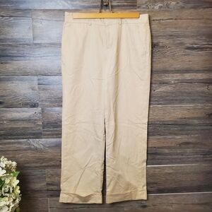 Lauren Ralph Lauren Beige Wide Leg Dress Pants Size 2
